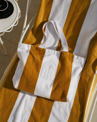 DOUXE Beach Bag Mustard